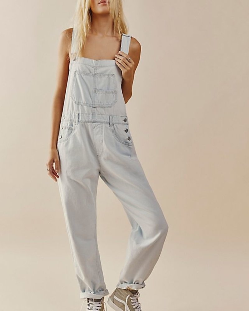Free People Ziggy Bleach Bloom  Overall