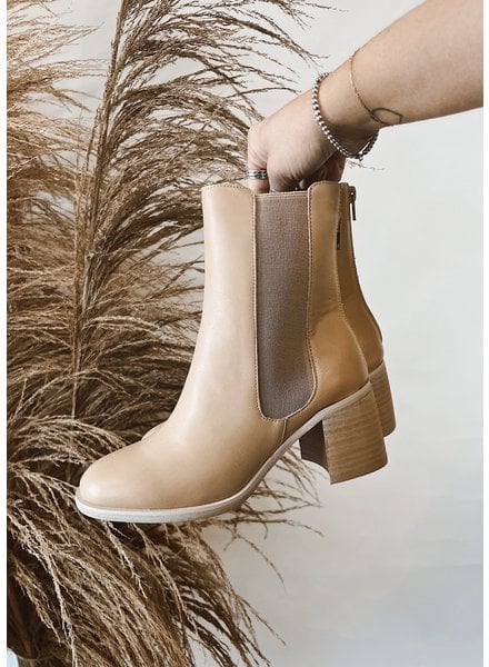 Cora Ankle Bootie | Nude