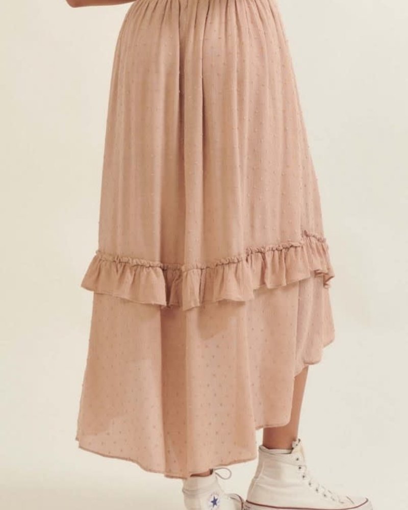 Ruffled High-Low Prairie Skirt