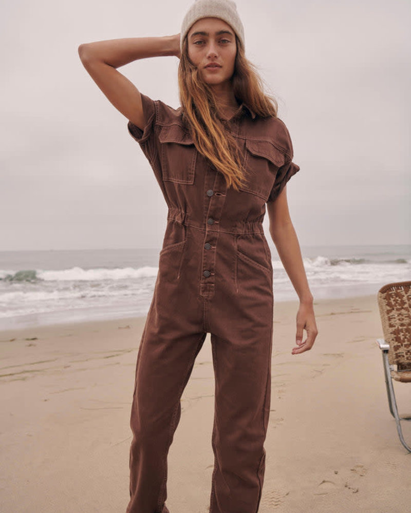 Free People Marci Coverall | Brown