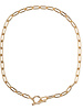 T Bar Chain Necklace | Gold