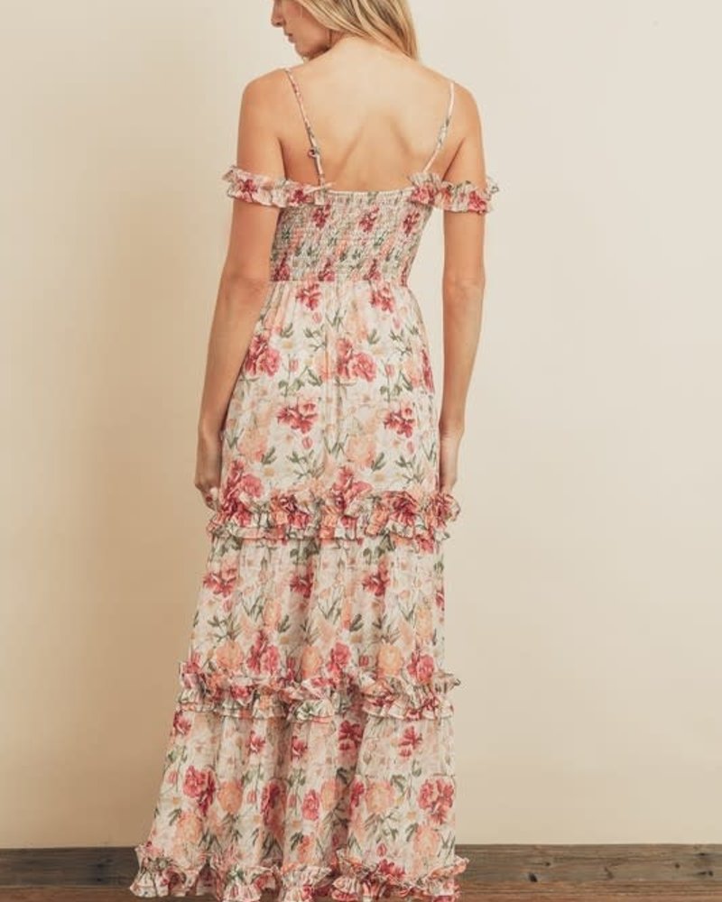 Passion Frilled Maxi Dress