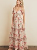 Passion Frilled Maxi Dress