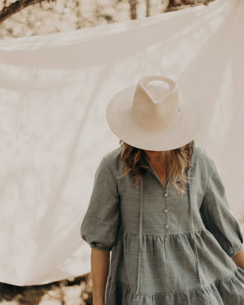 WEST VON Sienna | Palm Straw Fedora