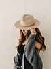 WEST VON River | Teardrop Fedora | Cream