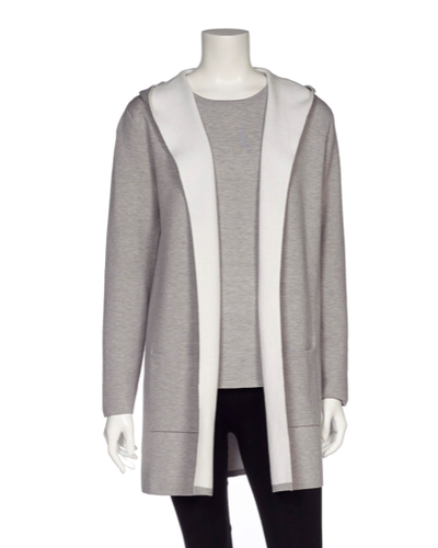 Camille Open Cardigan | Silver - Thelma 