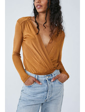 Free People Turnt Bodysuit | Golden