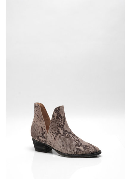 Free People Charm Double V Ankle Boots | Python