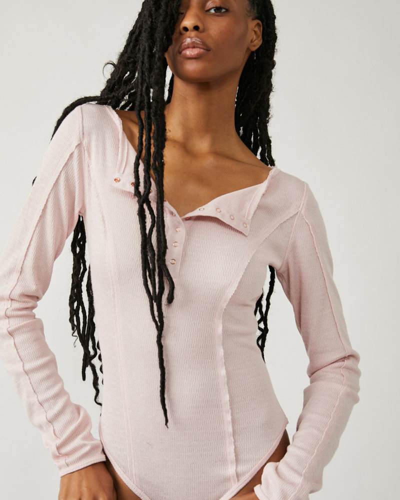 Free People Sloane Bodysuit | Pink