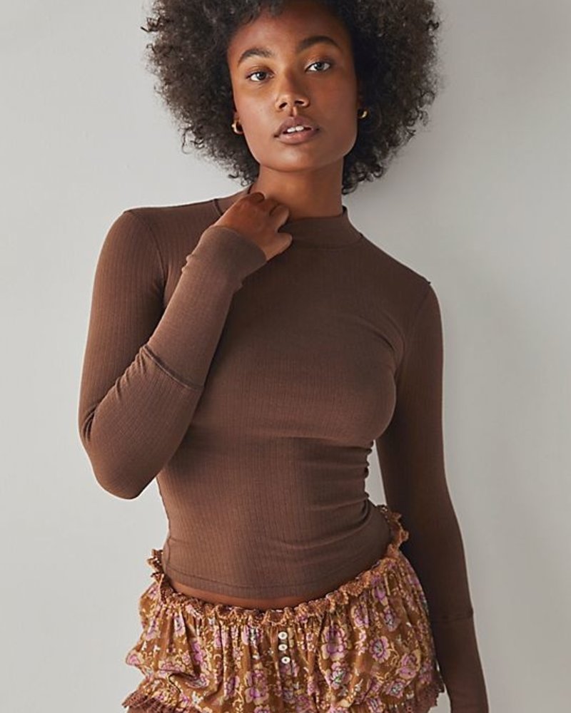 Free People The Rickie Top | Brown