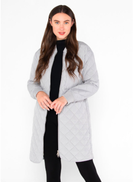 CEST MOI Oversized Long Quilted Jacket