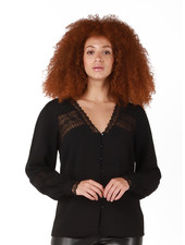 Lace Insert Blouse