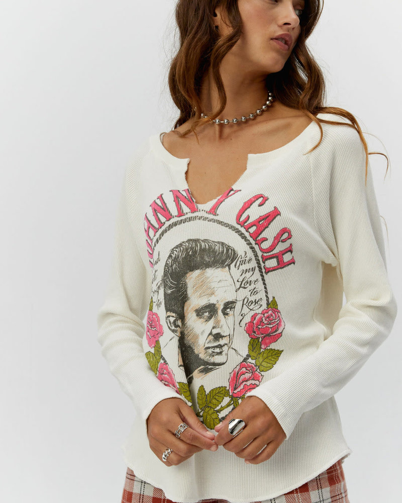 Johnny Cash Notch Neck Thermal