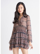 Geo Paisley Midi Dress