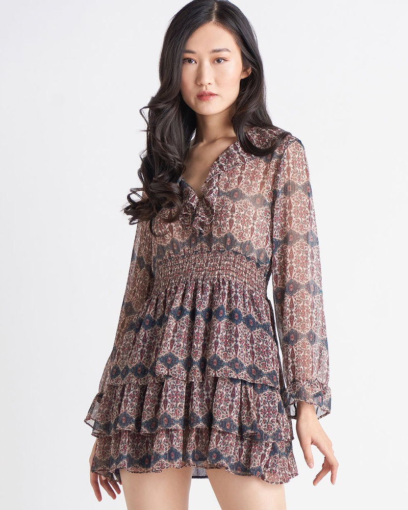 Geo Paisley Midi Dress