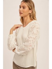 Chiffon Twist Back Blouse