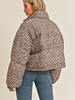 Jagger Leopard Puffer Jacket