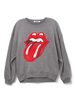 Rolling Stones Tongue Oversized Crew