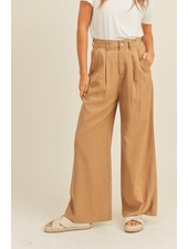 Highwaisted Wide-Leg Trouser | Camel