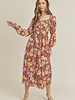 Fawna Floral Midi Dress