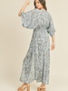 Chambray Cream Maxi Dress