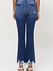 Blue Shower Ankle Flare Jeans