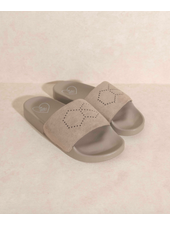 The Journey Grey | Perforated Slides | Grey