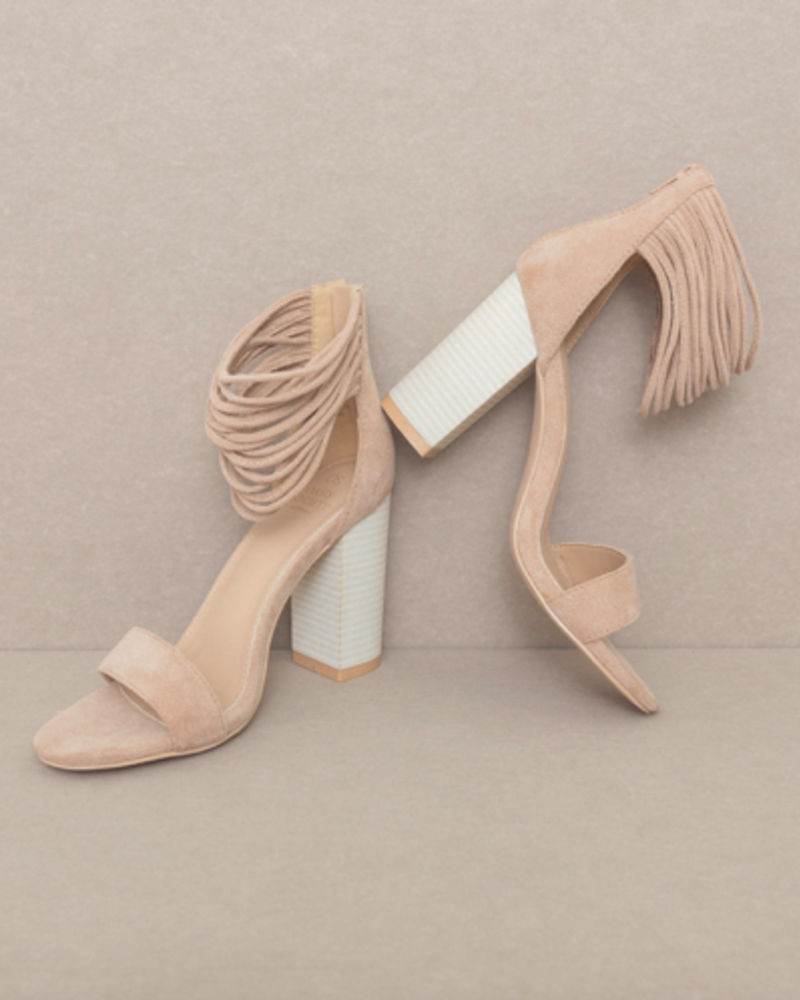 The Blake | Strappy Ankle | Cream