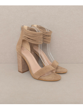 The Blake | Strappy Ankle | Taupe