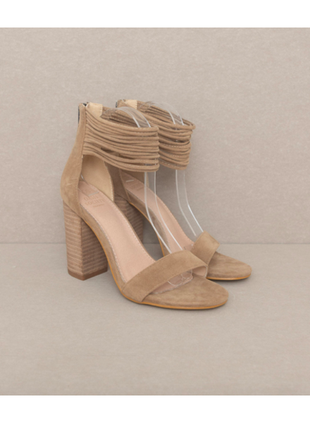 The Blake | Strappy Ankle | Taupe