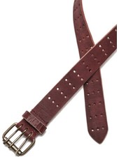 Free People Triple Threat Leather Belt | Brown