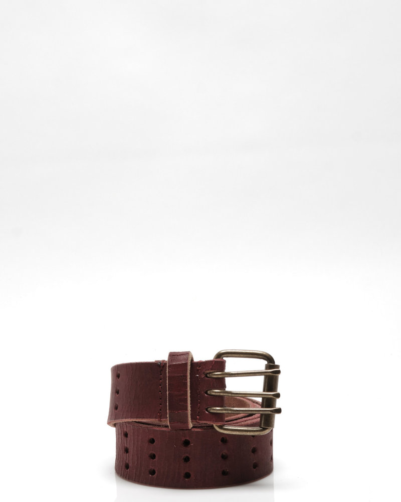 Free People Triple Threat Leather Belt | Brown