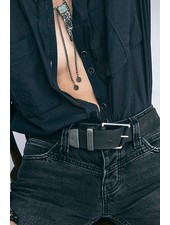 Free People Getty Leather Belt | Black