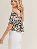 Getaway Garden Puff Sleeve Top