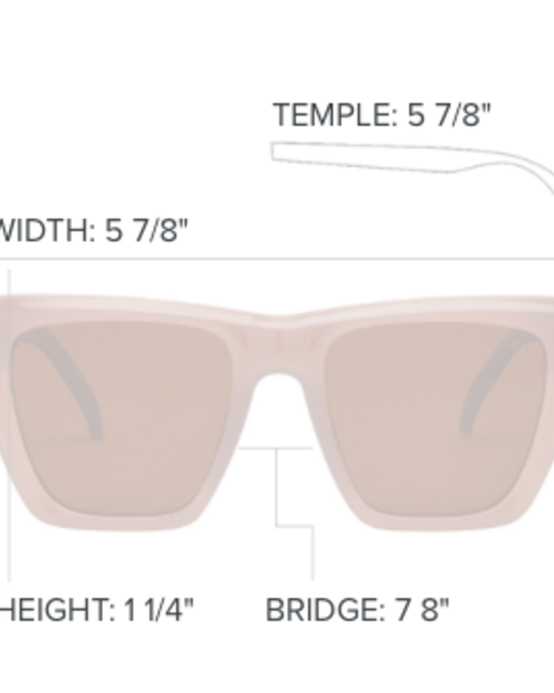 Ava | Black Blonde Tort / Smoke Polarized Lens