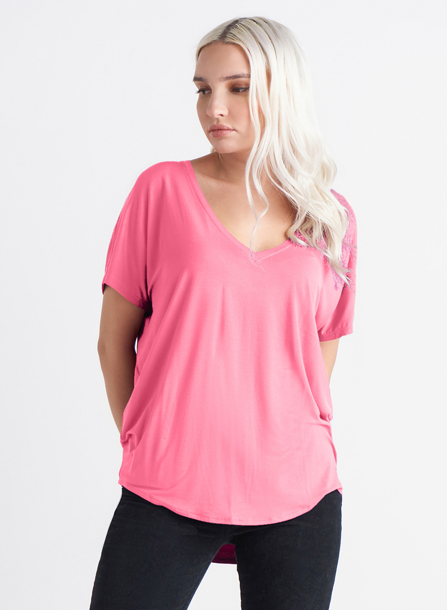 Hot Pink Tee - Thelma & Thistle