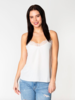 Lanna Lace Trim Cami | White