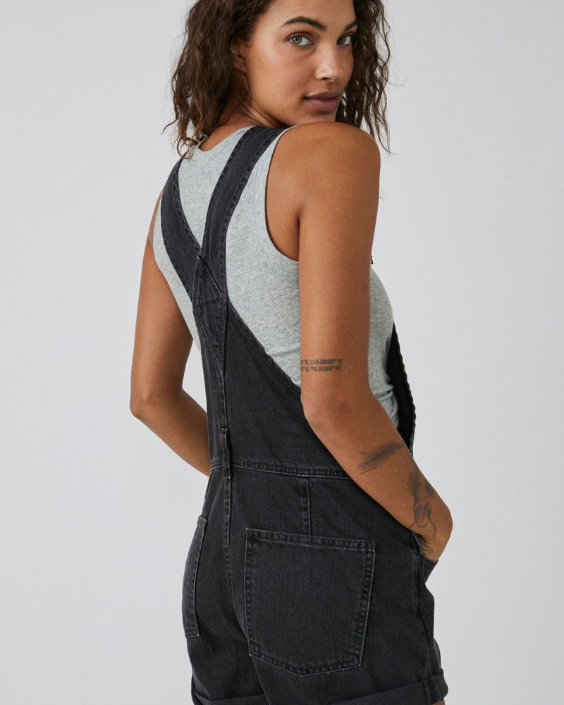 Free People Ziggy Shortalls | Black