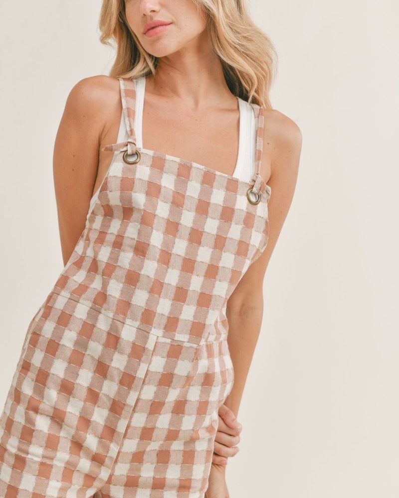 Texas Checkered Overall