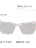 Rosey | Pink Swirl / Brown Polarized