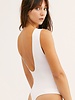 Free People Keep It Sleek Bodysuit | White