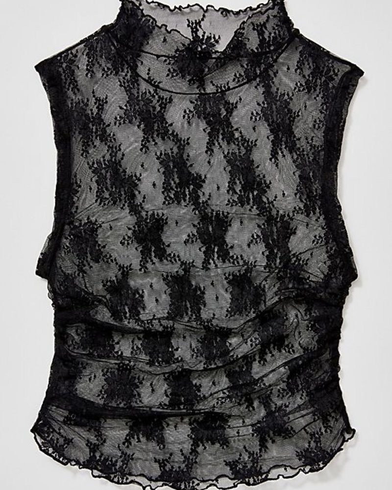 Free People Nice Try Solid Muscle Tank | Black