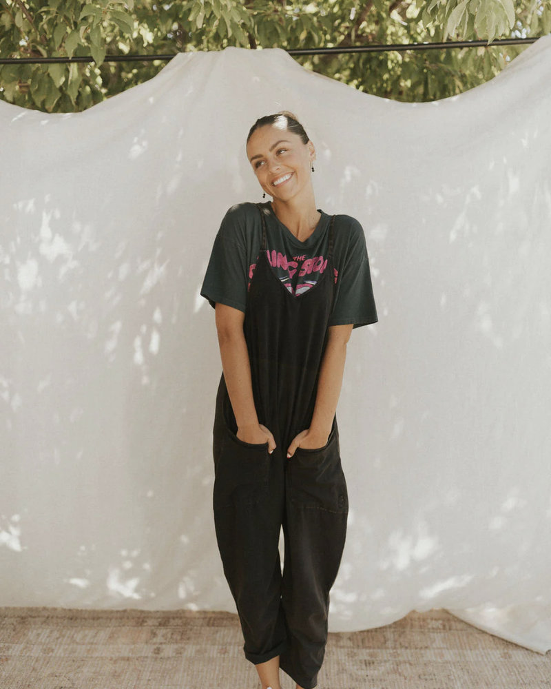 Free People Hot Shot Onesie | Black