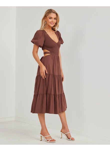 Quenna Dress | Brown