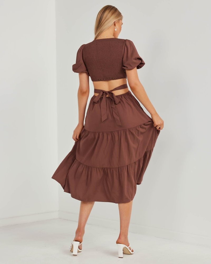 Quenna Dress | Brown