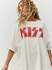 Kiss Glitter Logo OS Tee