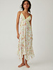 Free People There She Goes Printed Maxi | Ivory