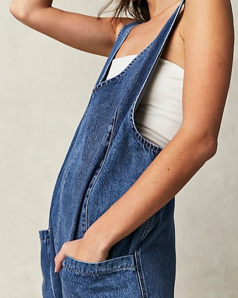 Free People High Roller Jumpsuit | Blue