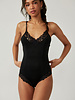 Free People Wild Bunch Bodysuit  | Black