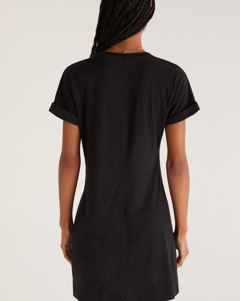 Z Supply Sophia Slub Mini Dress | Black